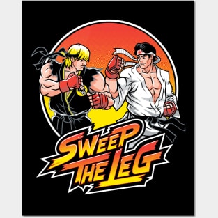 Sweep the Leg - Karate Retro Video Game Posters and Art